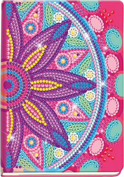 Totum Notitieboek dagboek diamond painting mandala incl. strass steentjes hobby knutselen cadeautip knutselen