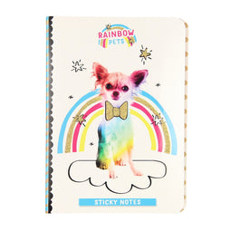 Totum rainbow pets - sticky notes boekje hond