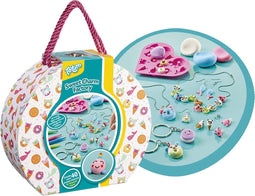 Totum Sweet charm factory knutsel koffertje sieraden, armbandjes en accessoires maken creatief speelgoed cadeautip