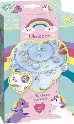 Totum Unicorn 2 glitter bedel armbandjes maken vriendschapsarmbandjes knutselset best friend