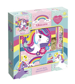 Totum Unicorn dagboek met slot vriendenboek geheim dagboek secret diary diamond painting knutselen Sint cadeau