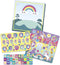 Totum Unicorn Sticker Set 3 vellen stickers met speeldecor nutselen stickeren