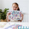 Totum Unicorn stickers super sticker set XL 7 vellen - incl. luxe sticker met eenhoorn thema 38 x 36 cm