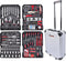 Kreator KRT951011 - Gereedschapskoffer - 253 delig - Trolley - Zilver