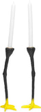 Jasmin Djerzic Long Legs - Kandelaar - Zwart met Geel