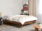 TOUCY - Tweepersoonsbed - Lichtbruin - 160 x 200 cm - Rubberhout