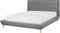 TOURS - Tweepersoonsbed - Grijs - 160 x 200 cm - Polyester