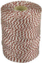 Touw katoen 180meter rood/wit