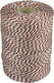 Touw katoen 180meter rood/wit