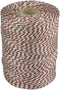 Touw katoen 180meter rood/wit