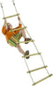 Touwladder met 6 sporten diam. 3,5x40 cm lengte 220 cm pp-touw