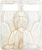 iMoshion Hoesje Geschikt voor Google Pixel 8 Hoesje Siliconen - iMoshion Design hoesje - Meerkleurig / Golden Leaves Transparant