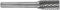 Ruko 116046 Hm Freesstift Cilindrisch Vorm A Cilinder (Zya) Zonder Kopse Vertanding Kogeldiameter 3 Mm Hardmetaal Schacht-Diameter 3 Mm