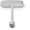 Nedis CCTB64765AL02 - USB-C naar HDMI Kabel - 20cm - Zilver