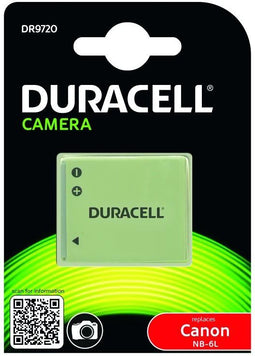 Duracell NB-6L - Camera Accu - Li-Ion 1000 mAh 3,7 V Grijs