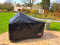 BBQdeco - Afdekhoes voor 155 cm tafel met 47 cm BBQ - Zwart