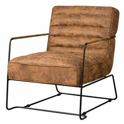 Tower living Bari Fauteuil - Cognac