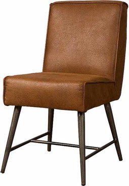 Tower living Belmonte sidechair - fabric cherokee 8 cognac