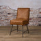 Tower living Belmonte sidechair - fabric cherokee 8 cognac