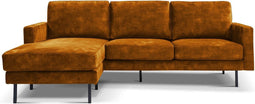 Tower living cambridge 2,5-al/ar + chaise r/l - adore 015 yellow orange
