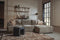 Tower living canterbury 2,5-al + chaise r - mona 120 taupe