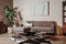 Tower living derby 2,5-al/ar + chaise r/l - lara 005 pale brown