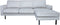 Tower living Derby 2,5-seater AL/AR + Chaise Lounge R/L