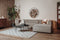Tower living glasgow 2,5-al + chaise r - enjoy 431 beige grey