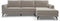 Tower living Highlands 2,5-seater AL + Chaise Lounge R