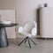 Tower living Imola swivel armchair - fabric Ascot 1 White