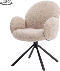 Tower living Imola swivel armchair - fabric Ascot 12 Beige