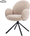 Tower living Imola swivel armchair - fabric Ascot 12 Beige