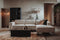 Tower living Leeds 2,5-seater AL + Chaise Lounge R Beige