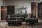 Tower living Leeds 2,5-seater AL + Chaise Lounge R Bottle Green