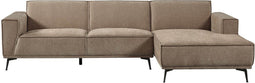 Tower living Leeds 2,5-seater AL + Chaise Lounge R Moss Grey