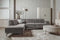 Tower living Leeds 2,5-seater AR + Ottoman L Moss Grey