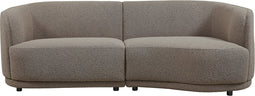 Tower living Leicester Bench Round Right 2,4 Taupe