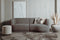 Tower living Leicester Bench Round Right 2,4 Taupe