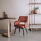 Tower living Lenno swivel armchair - fabric Adore 24 Copper