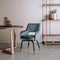 Tower living Lenno swivel armchair - fabric Adore 31 Grey blue