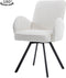 Tower living Livo swivel armchair - fabric Ascot 1 White