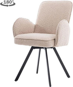 Tower living Livo swivel armchair - fabric Ascot 12 Beige