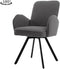 Tower living Livo swivel armchair - fabric Ascot 5 Anthracite