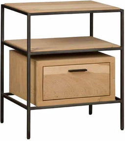 Tower living Pineto sidetable 1drw. + open 55x40x70
