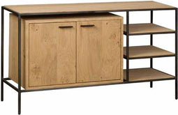 Tower living Pineto sidetable 2 drs. + 2 shelves 128x40x72