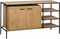 Tower living Pineto sidetable 2 drs. + 2 shelves 128x40x72