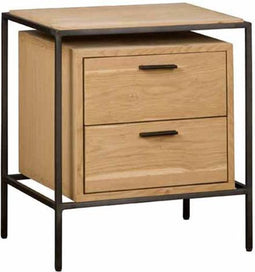 Tower living Pineto sidetable 2 drws. 56x40x62
