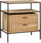 Tower living Pineto sidetable 2 drws + open 80x40x85