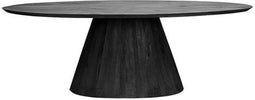 Tower living Premana oval diningtable - 220x120 - black