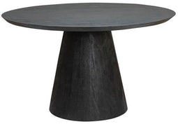 Tower living Premana round diningtable - 130x130 - black